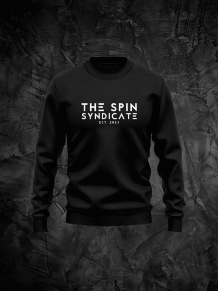 Bluza Crew Neck – Basic logo The Spin Syndicate Black