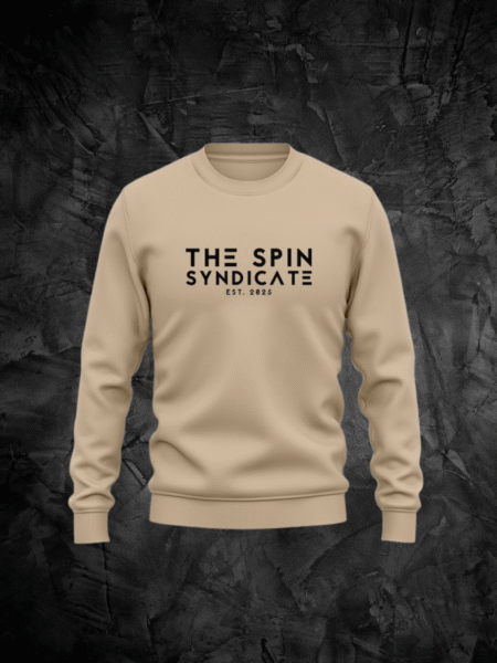 Bluza Crew Neck – Basic logo The Spin Syndicate Dune